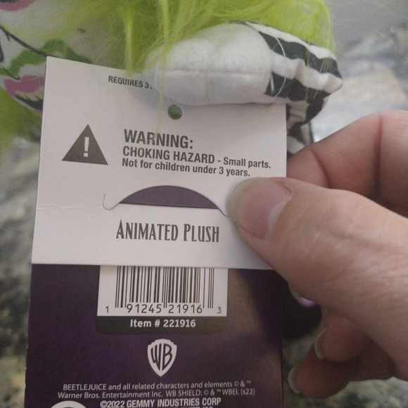 NWT Beetlejuice animated talking plush Halloween - Picture 9 of 9